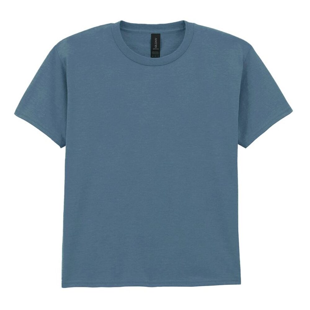 Gildan Childrens/Kids Softstyle Plain T-Shirt / Indigo Blue